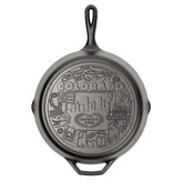 American Road Trip: 12 Inch Seasoned Cast Iron Skillet, Colorado