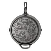 American Road Trip: 12 Inch Seasoned Cast Iron Skillet, Massachusetts
