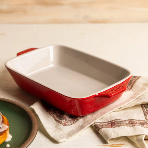 Small Stoneware Casserole Dish, 9 x 6 Inch