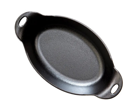 Heat-Treated 36 Ounce Oval Cast Iron Server