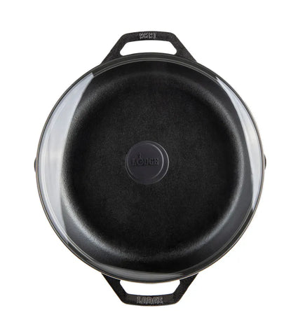 Chef Collection 12 Inch Cast Iron Everyday Pan