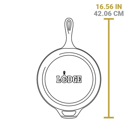 3.2 Quart Seasoned Cast Iron Combo Cooker