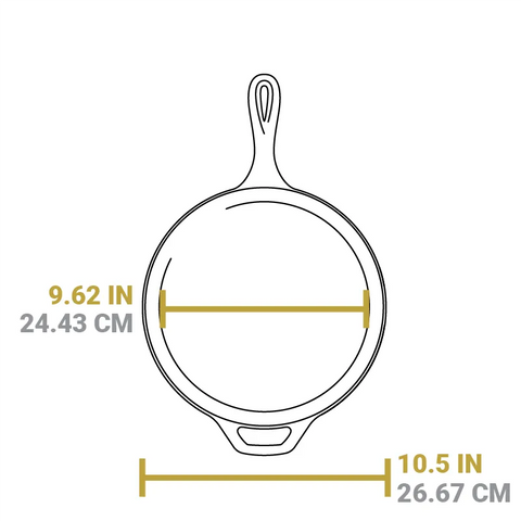 3.2 Quart Seasoned Cast Iron Combo Cooker