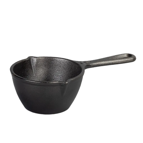 Seasoned Cast Iron Melting Pot
