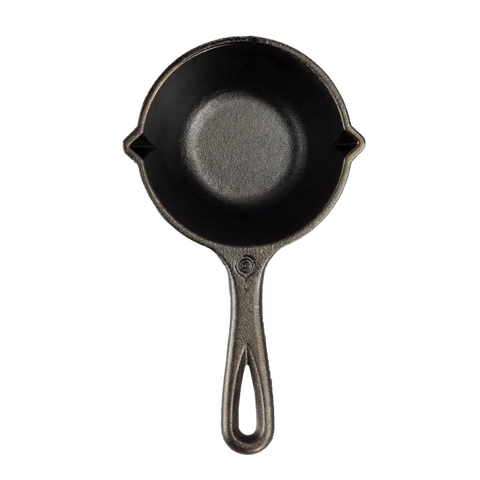 Cast Iron Melting Pot and Silicone Brush