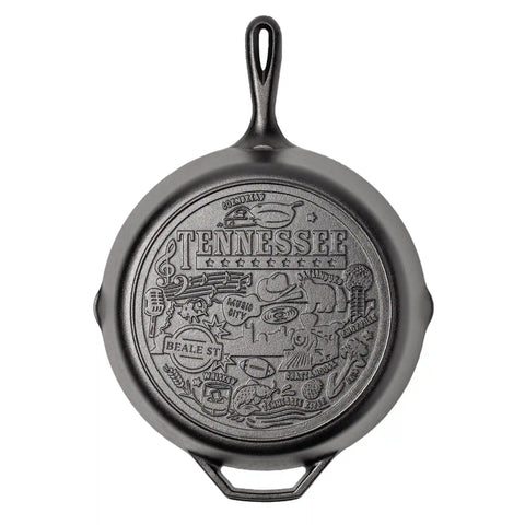 American Road Trip: 12 Inch Seasoned Cast Iron Skillet, Tennessee