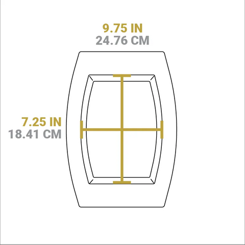 Rectangular Wood Underliner