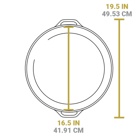 Cast Iron Dual-Handle Pan