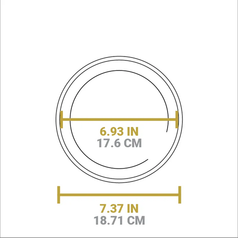 Round Serving Griddle