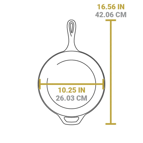 Cast Iron Deep Skillet